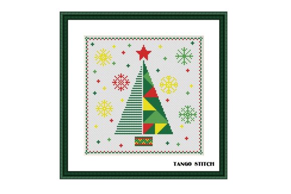 Abstract Christmas Tree Cross Stitch Review