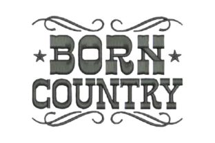 Born Country: A Charming Embroidery Design