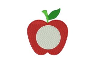 Charming Apple Circle Monogram for Personalized Gifts