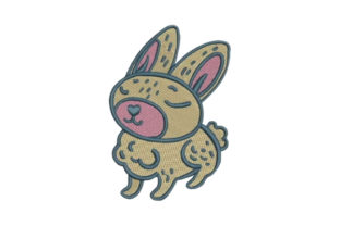 Charming Woodland Animal Childish Bunny