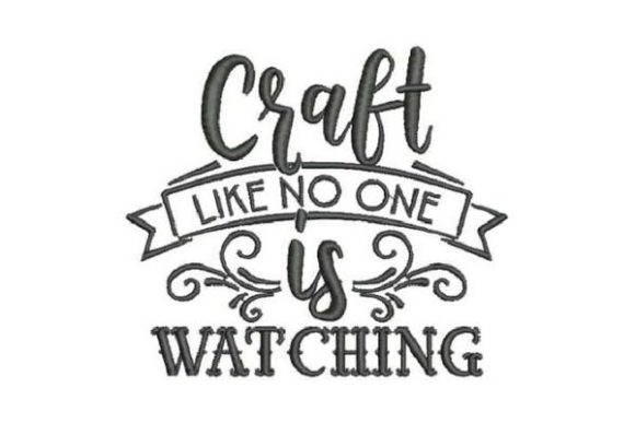 Craft Like No One is Watching: A Charming Embroidery Design