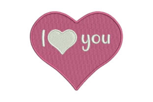 I Heart You Pink: A Valentine's Day Embroidery Delight