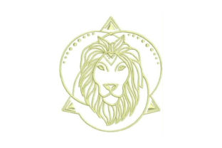 Linework Lion: A Striking Addition to Your Shop