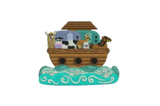 Noahs Ark: A Charming Embroidery Design