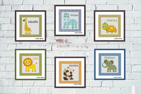 Review: Cute Animals Cross Stitch Set of 6 Pcs