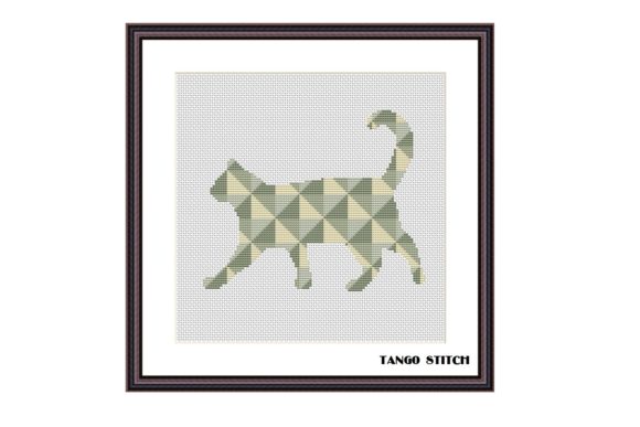 Review of Walking Cat Geometric Cross Stitch