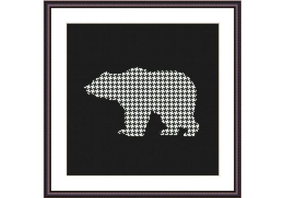 Reviewing Bear Cross Stitch Pattern Black White
