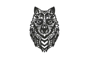 Zentangle Wolf: A Bold Addition to Your Apparel